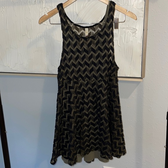 Free People Dresses & Skirts - Free People Dress with cotton slip, babydoll style, size xsmall